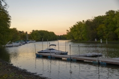 It would have been fun to canoe here.