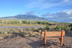 Our site was here, overlooking the Rio Grande.