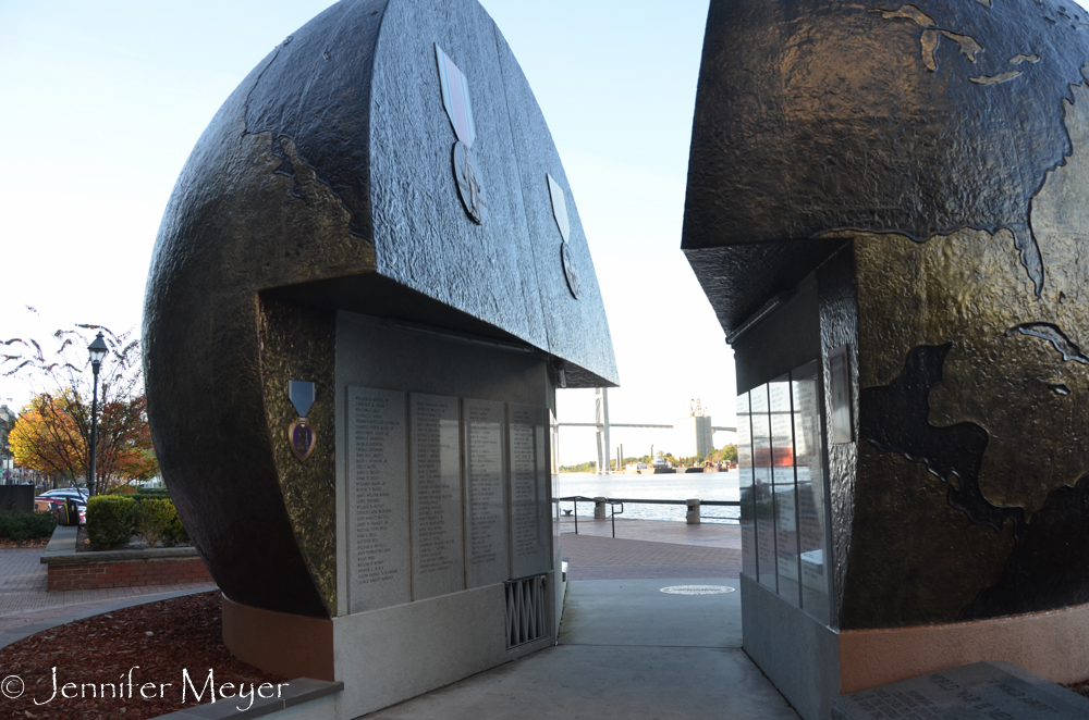 World War II memorial.