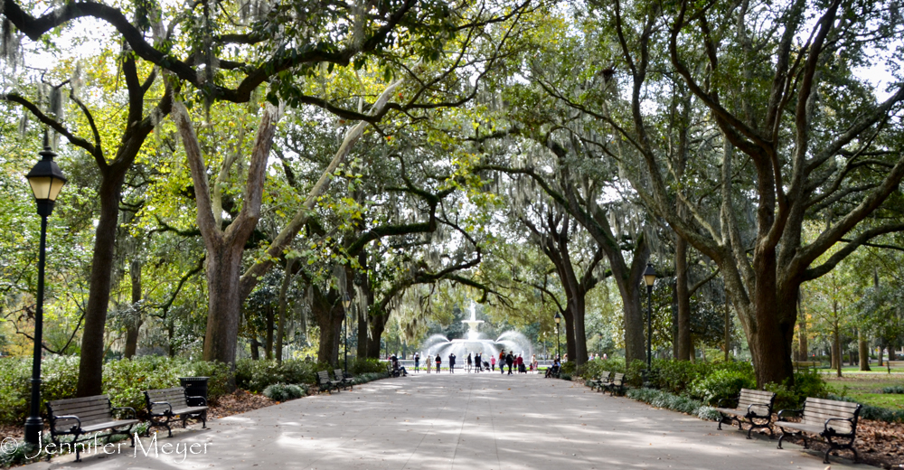 Walk to Layfaette Square.