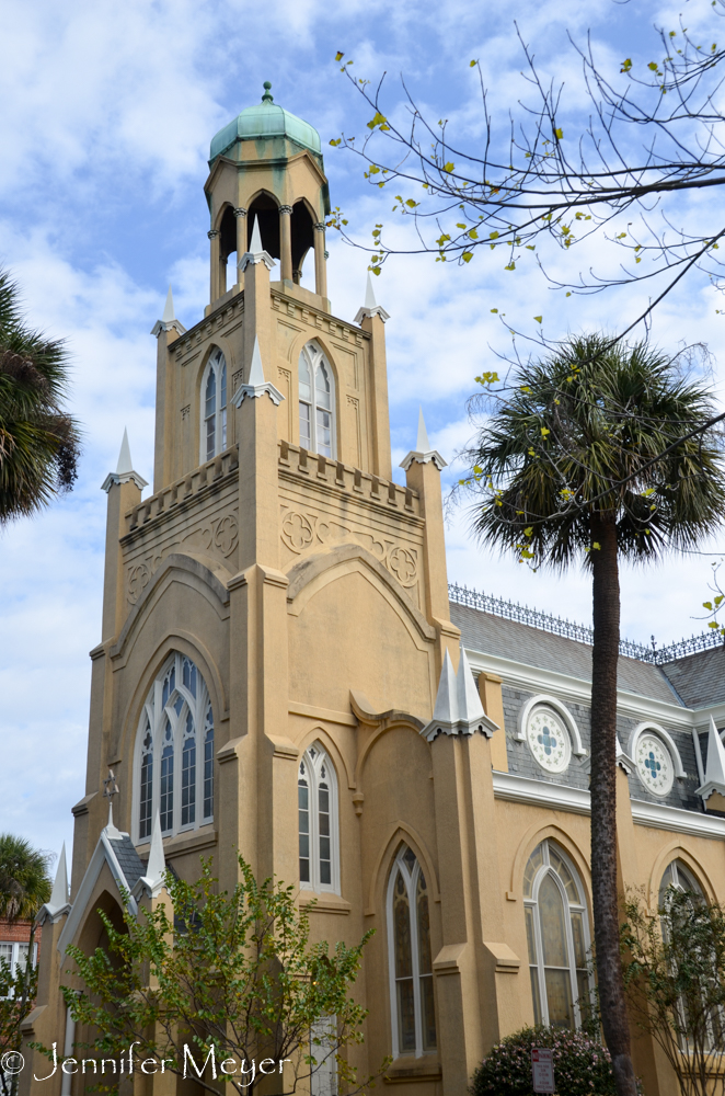 The first synagogue in Georgia, was built in 1878.