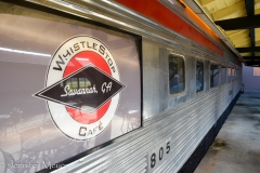 There's even a restaurant in a train car.