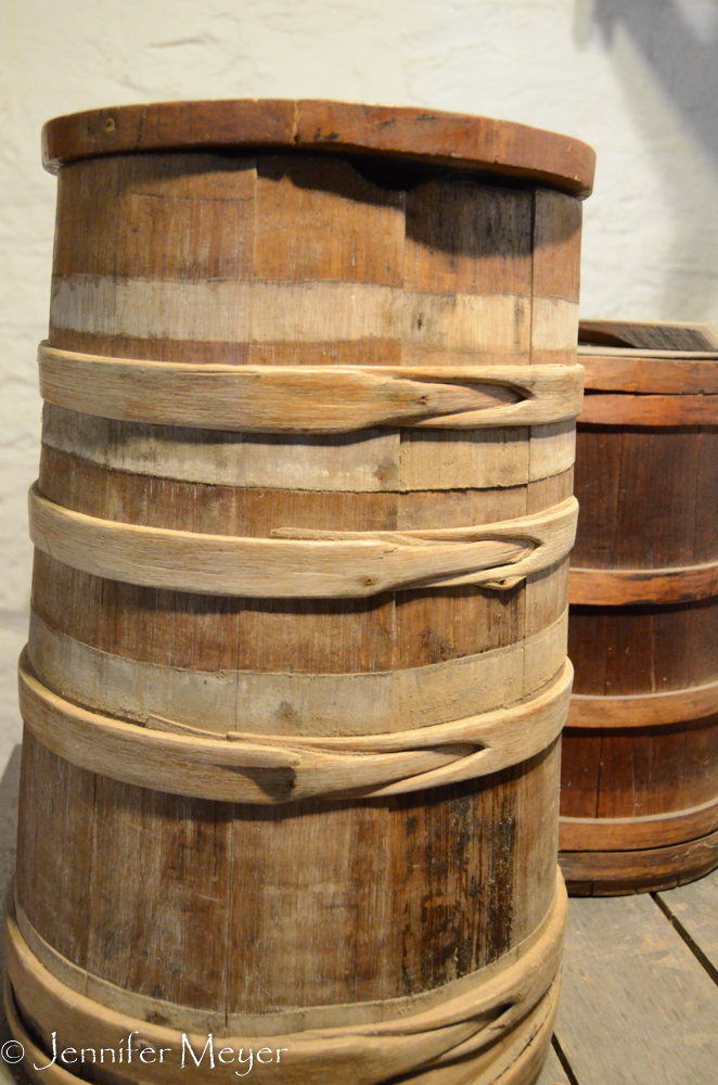 More barrels.