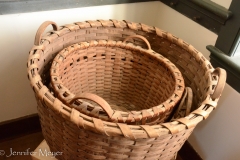 Hand-made baskets.