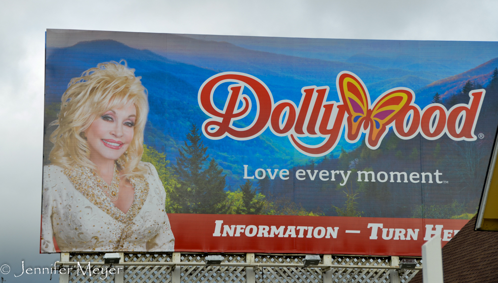 I love Dolly, but we'll skip the amusement park.