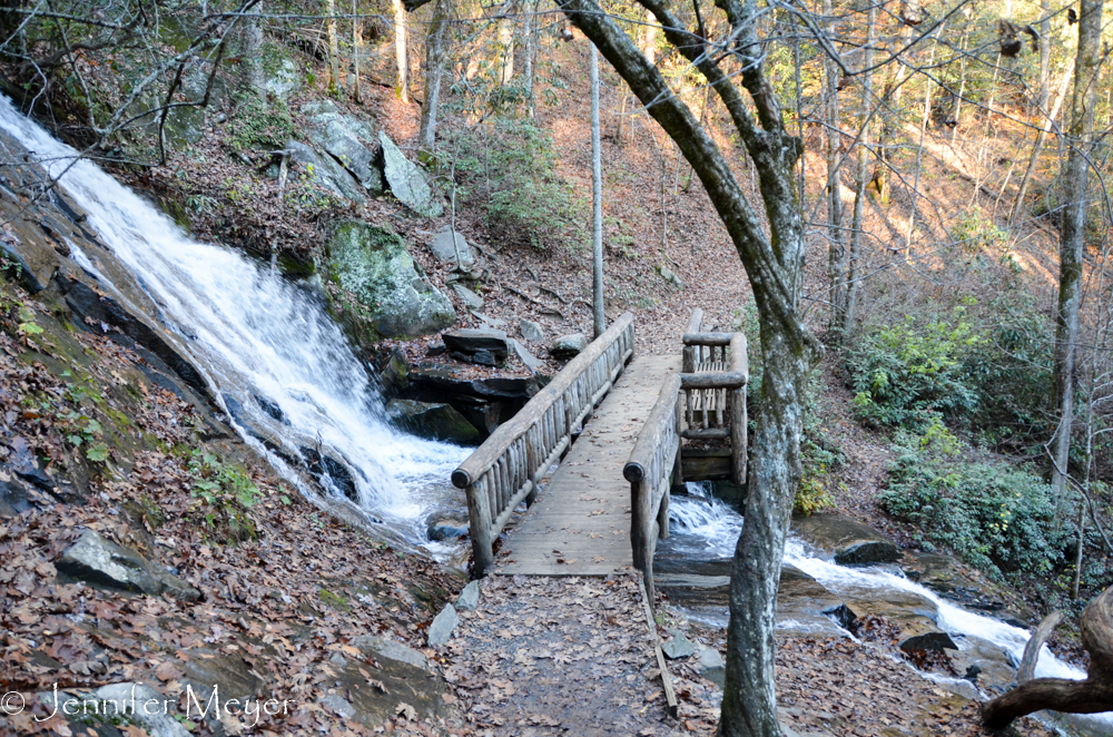 We hiked to Juney Whank Falls.