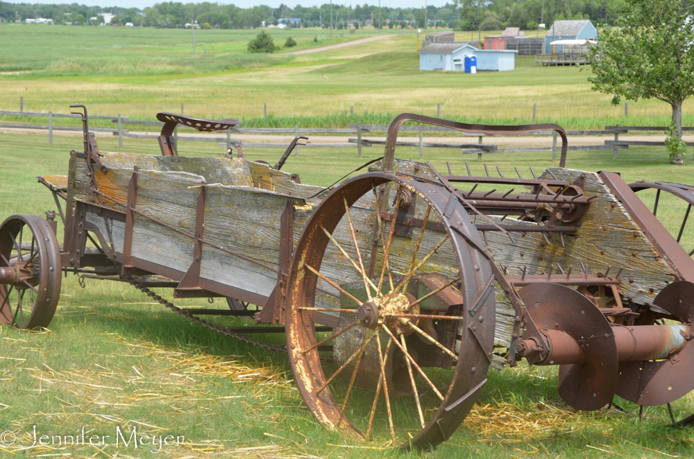 An old wagon plow.