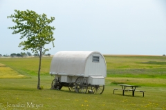 Now it's a hands-on museum, and you can camp in a covered wagon.
