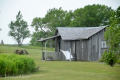 This replica was built just like the Wilders' house here.