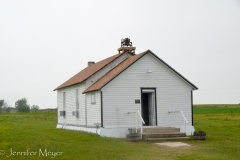 The schoolhouse was actually in use into the 1950s.