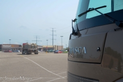 That night, we had our first overnight in a Walmart parking lot.