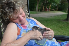 We gave Gypsy some outside time.