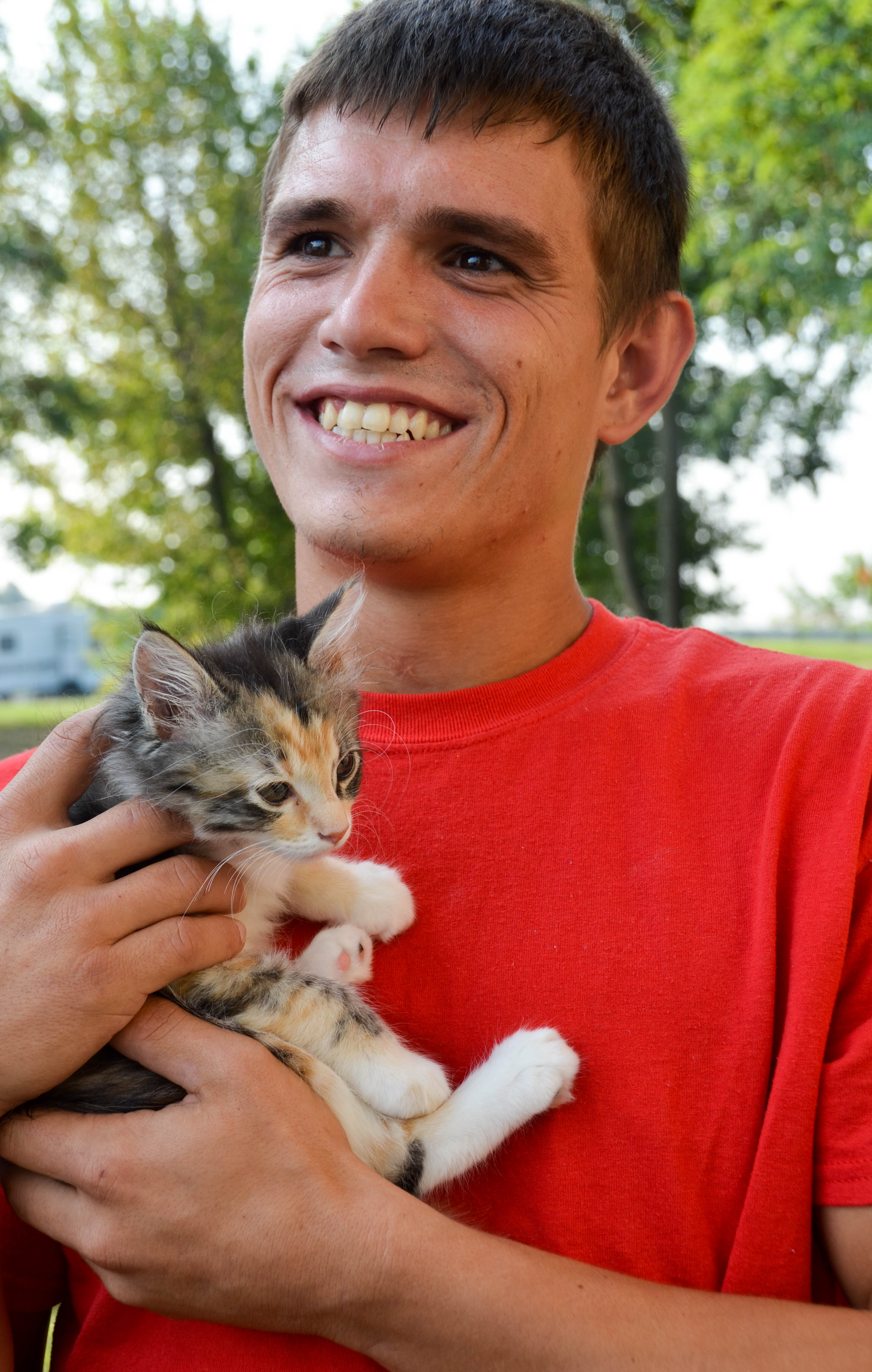 A reunion with Jonathon, the young man her got her out of the RV she was stuck in as a newborn.