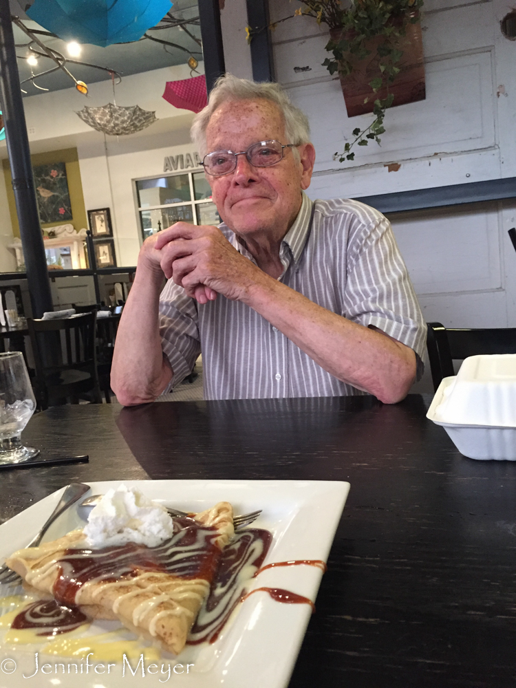 We went to Aviary or Father's Day dinner.