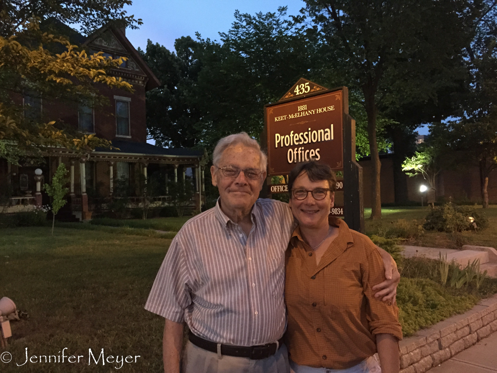 At the end of a great Father's Day.