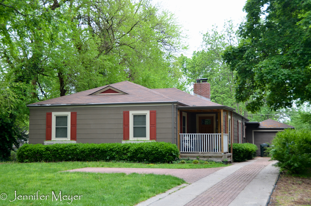 My Dad's parents built this house when he was a teenager, and lived there until they both died.
