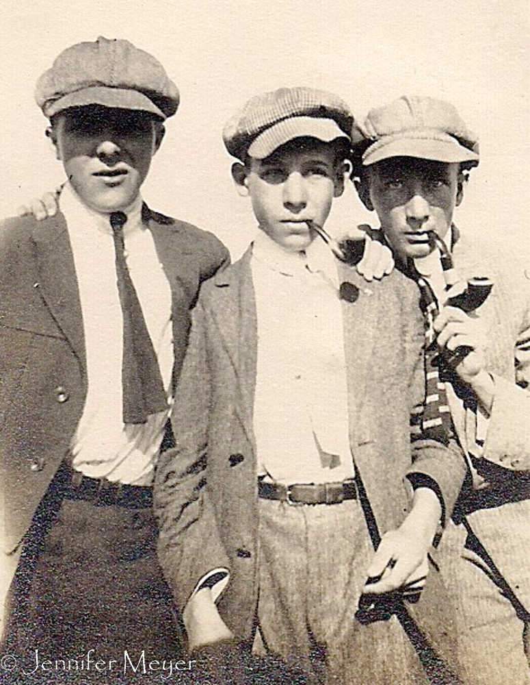 My grandfather in the middle.