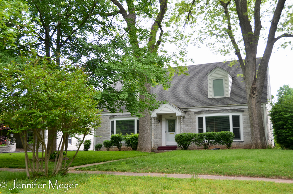 Our grandmother Hawkins' house on Weller Street has changed little.
