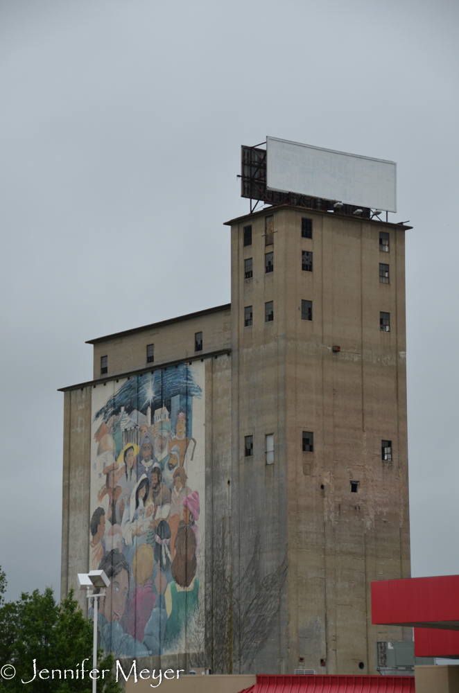 What is left of the old Meyer Milling Company.