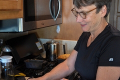 I made banana bread and shared with RV lot workers.