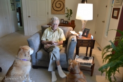 Now Dad has two beggers.