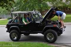 But the Jeep ran out of gas.