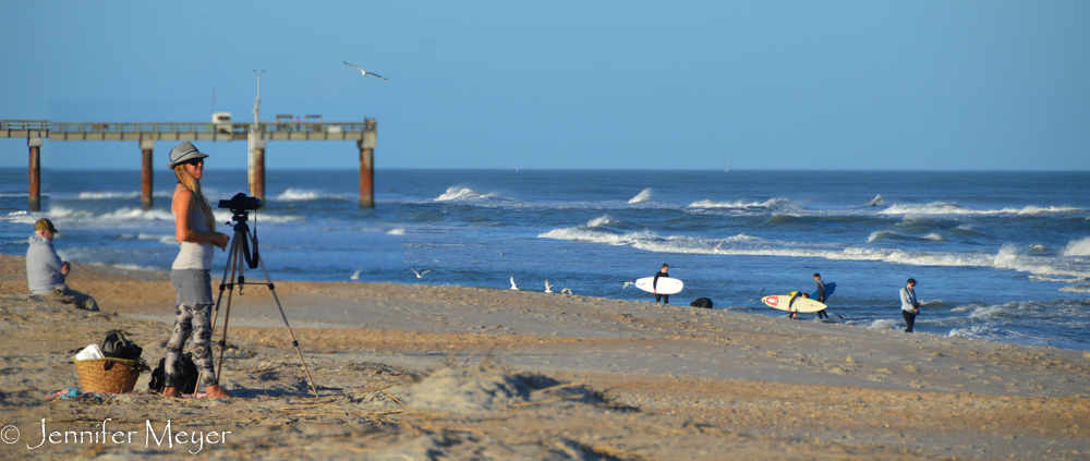 As soon as we got to the campground, we hit St. Augustine Beach.