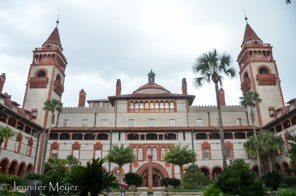 It was built as a luxury hotel in the 1800s.