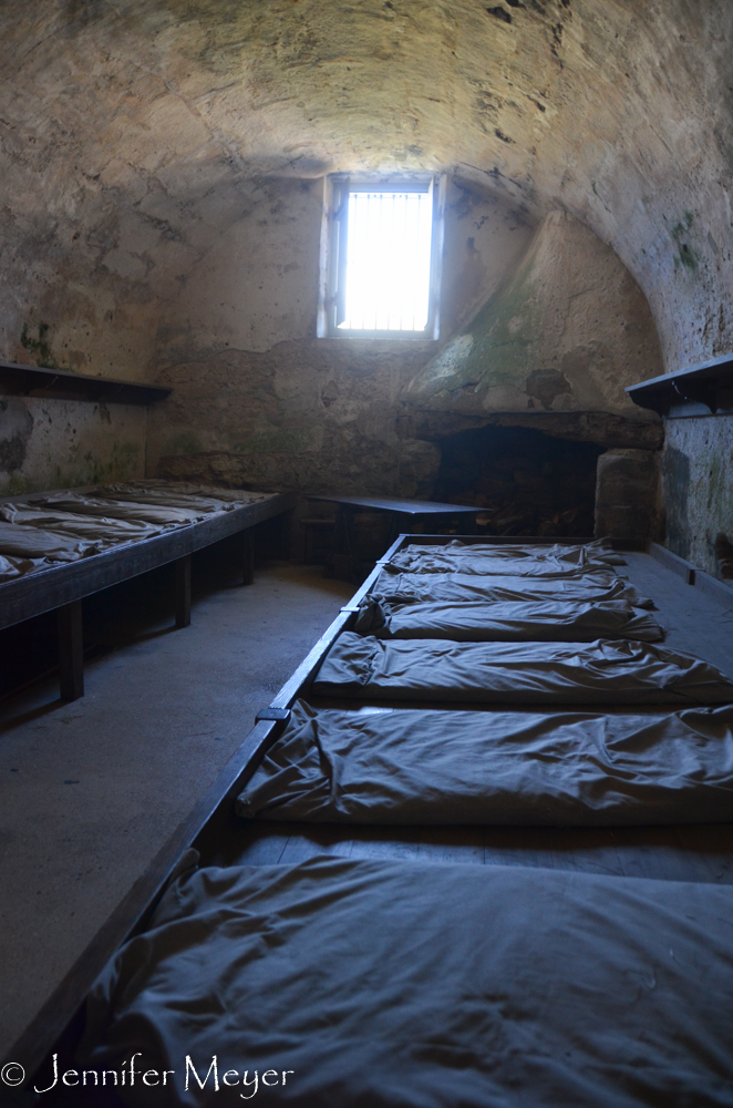 One of many bunk rooms.