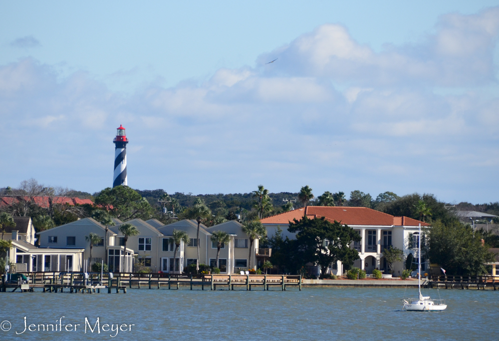 View across the water.