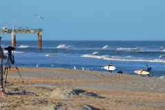 As soon as we got to the campground, we hit St. Augustine Beach.