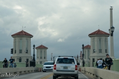 It's a busy bridge over to St. Augustine.