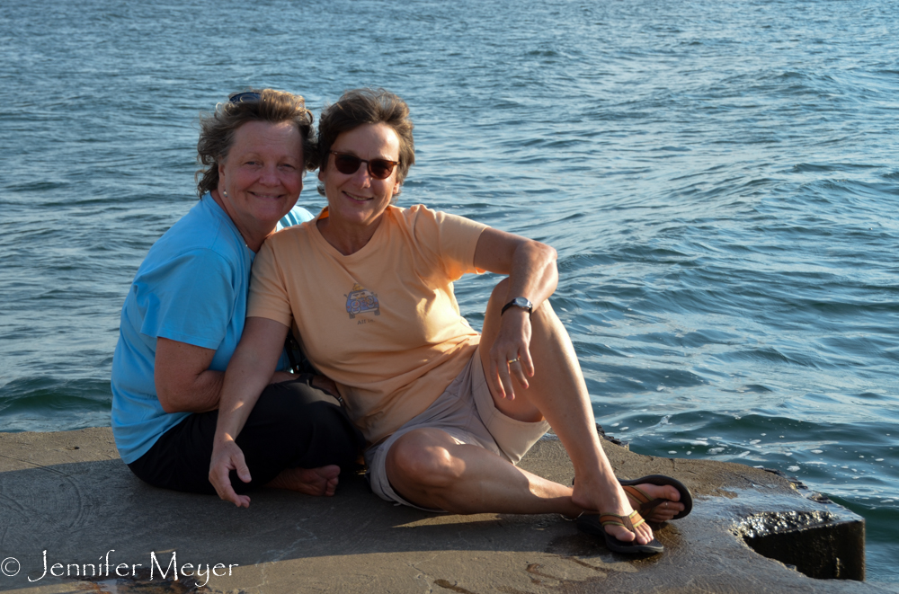 Adri took this photo of us.