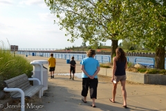 Adri took us for a walk on St. Joseph pier.