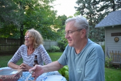 We had cherry pie we'd brought from a farm market.