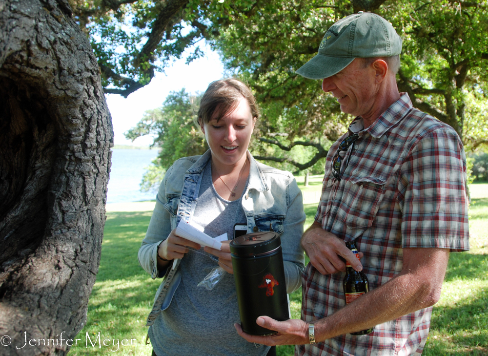 Reading directions for what to do.