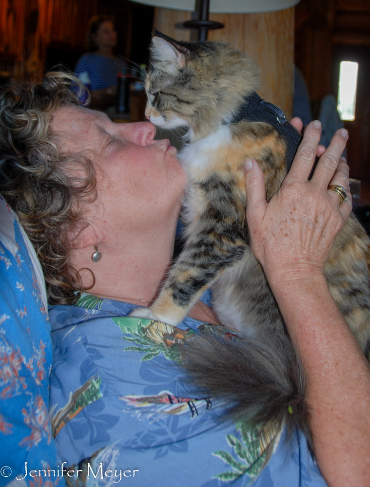 And Kate returns the love.