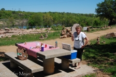 We had a little picnic.