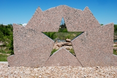 A granite Texas star.