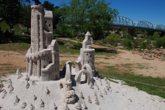 A sand castle.
