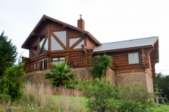 Beth and Don's log "cabin."