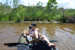 It was hot, but the water was so muddy.