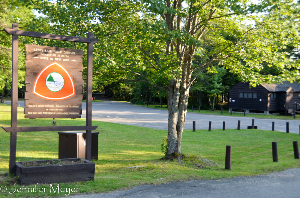 We stopped at the Lewey Lake Campground.