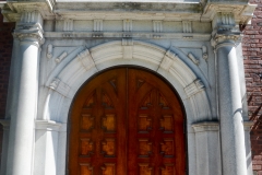 Impressive entrance.