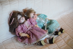 She was murdered here in this bed by her adopted daughter's husband.