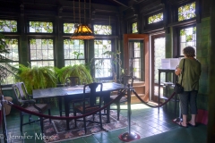 The breakfast room was also an atrium.