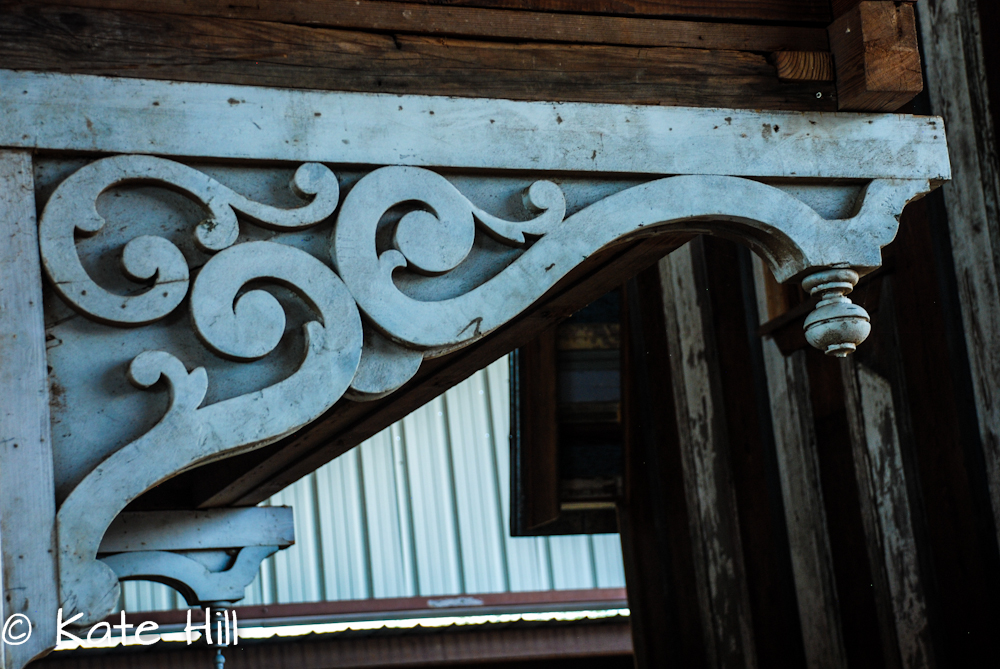 corbels used on front porch of new build
