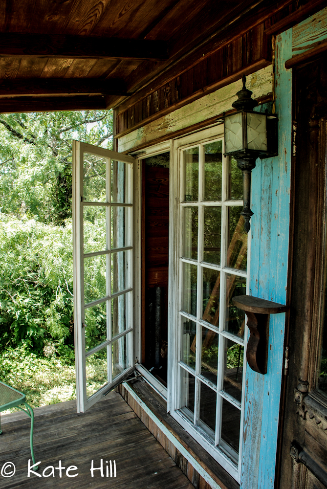 front porch with sweet details