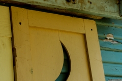 detail in a reclaimed shutter