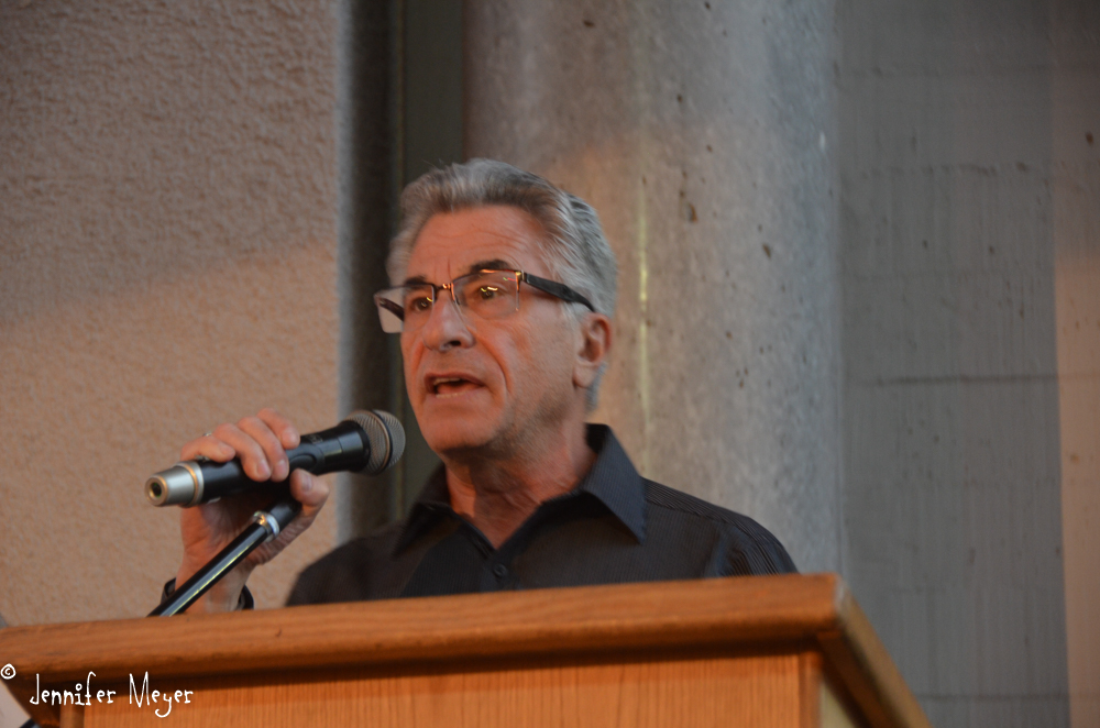 Jerry Solomon, a popular therapist and activist, spoke.